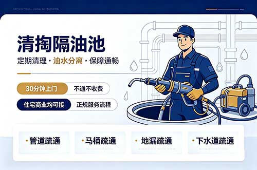 孝感清掏隔油池